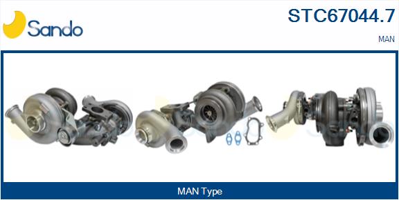 Compresor,sistem de supraalimentare STC67044.7 SANDO