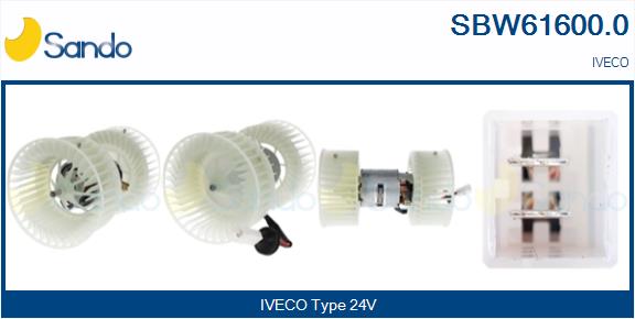 Ventilator, habitaclu SBW61600.0 SANDO