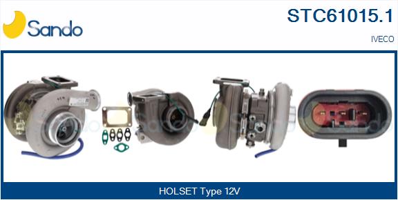 Compresor,sistem de supraalimentare STC61015.1 SANDO