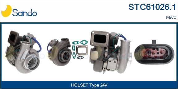 Compresor,sistem de supraalimentare STC61026.1 SANDO