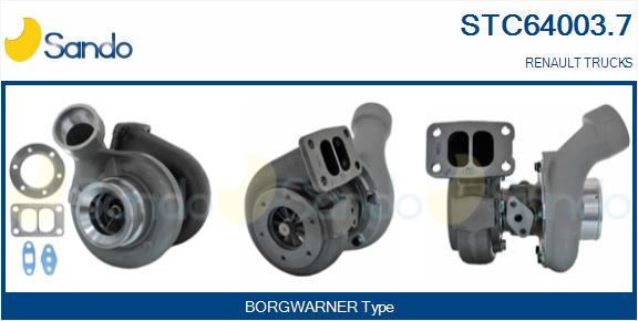 Compresor,sistem de supraalimentare STC64003.7 SANDO