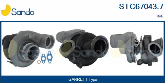 Compresor,sistem de supraalimentare STC67043.7 SANDO