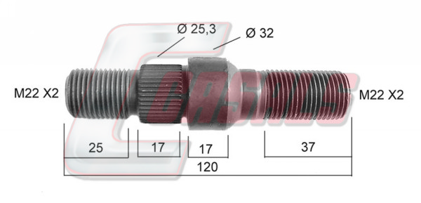 Bolt roata 21142 CASALS