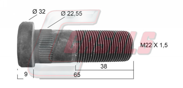 Bolt roata 21208 CASALS