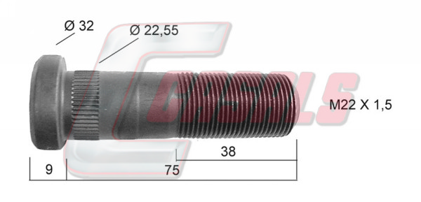 Bolt roata 21210 CASALS