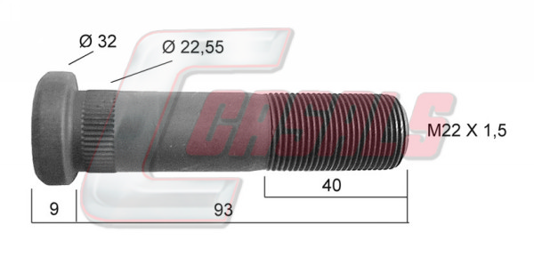 Bolt roata 21214 CASALS