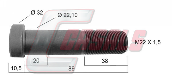 Bolt roata 21225 CASALS