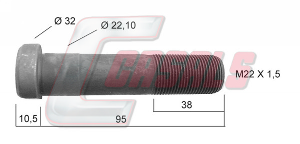 Bolt roata 21226 CASALS