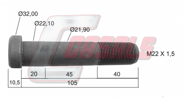 Bolt roata 21229 CASALS