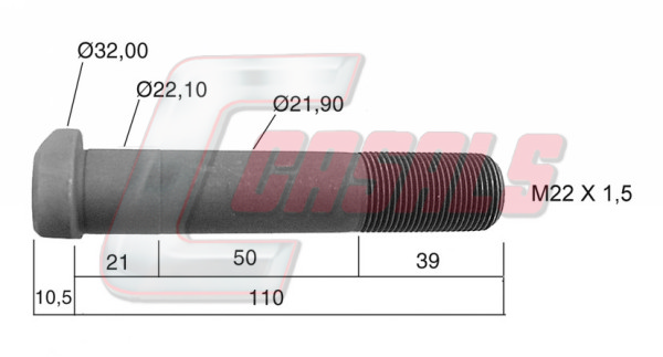 Bolt roata 21230 CASALS