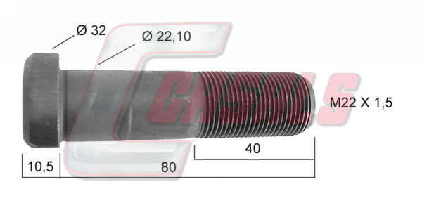Bolt roata 21239 CASALS