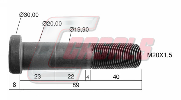 Bolt roata 21248 CASALS
