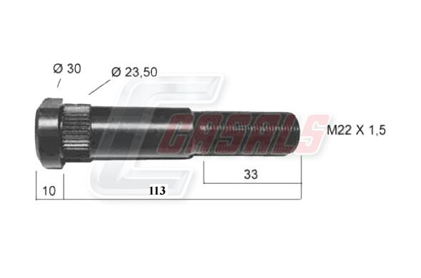 Bolt roata 21265 CASALS