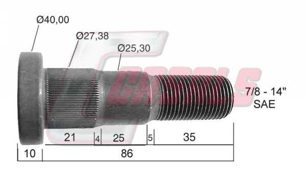 Bolt roata 21306 CASALS