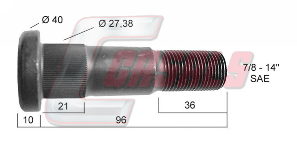 Bolt roata 21307 CASALS