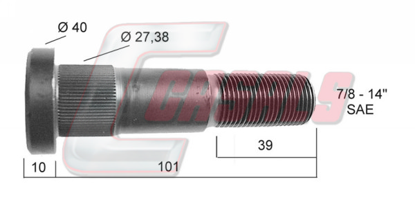 Bolt roata 21308 CASALS