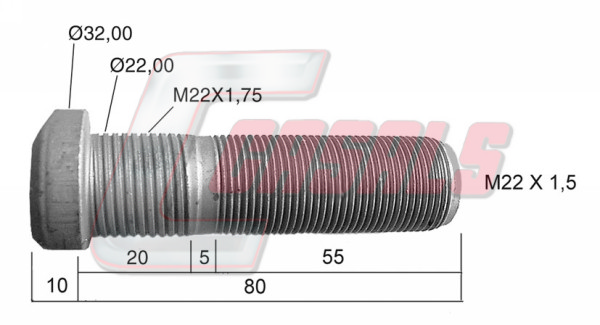 Bolt roata 21463 CASALS
