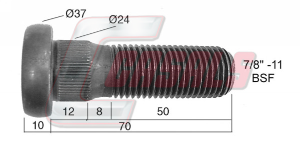 Bolt roata 21517 CASALS