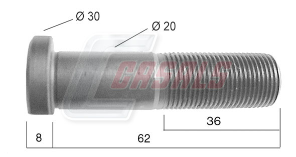 Bolt roata 21527 CASALS