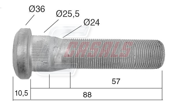 Bolt roata 21529 CASALS