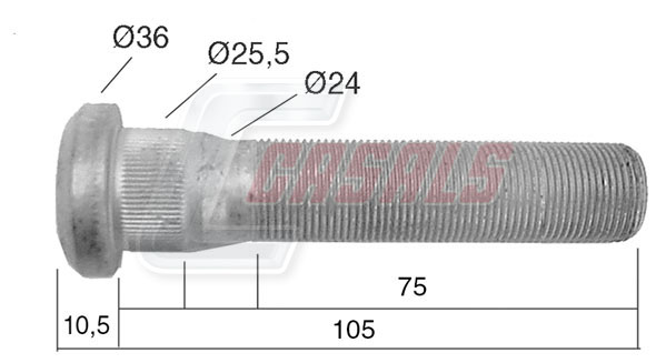 Bolt roata 21531 CASALS