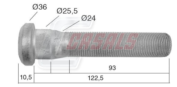 Bolt roata 21532 CASALS