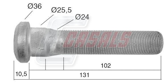 Bolt roata 21533 CASALS