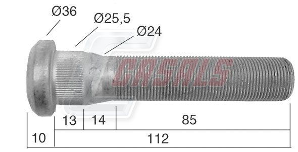 Bolt roata 21538 CASALS