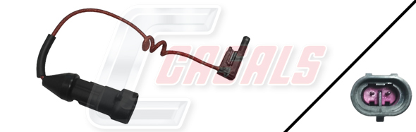 Senzor de avertizare,uzura placute de frana 50083 CASALS