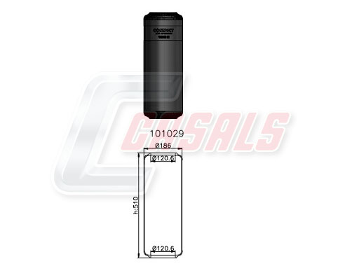 Burduf, suspensie pneumatica B1011 CASALS