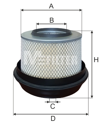 Filtru aer A 572 MFILTER