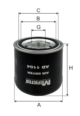 Filtru ulei AD 1104 MFILTER
