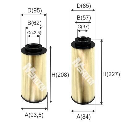 Filtru combustibil DE 3158 MFILTER