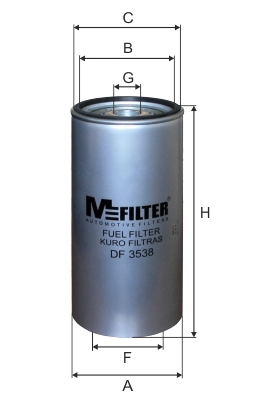 Filtru combustibil DF 3538 MFILTER