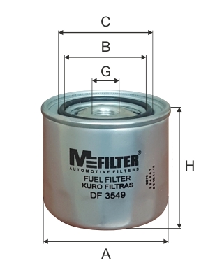 Filtru combustibil DF 3549 MFILTER