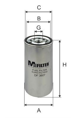 Filtru combustibil DF 3607 MFILTER