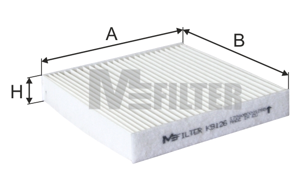 Filtru, aer habitaclu K 9126 MFILTER