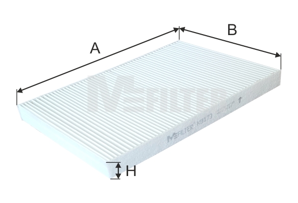 Filtru, aer habitaclu K 9173 MFILTER