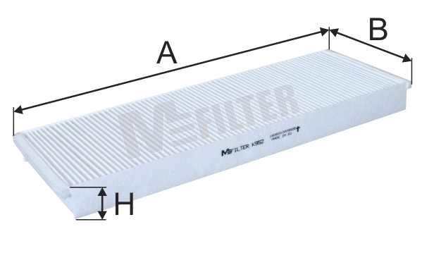 Filtru, aer habitaclu K 952 MFILTER