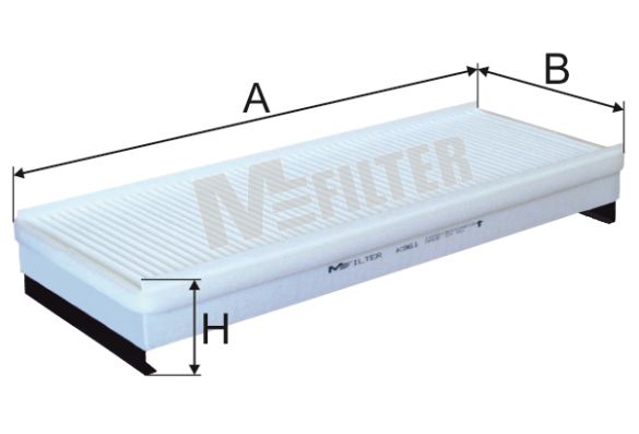 Filtru, aer habitaclu K 961 MFILTER