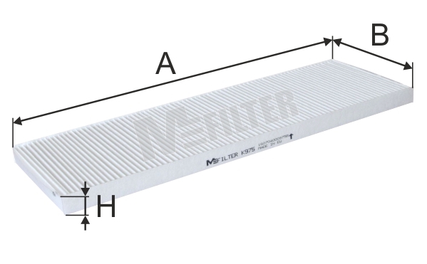 Filtru, aer habitaclu K 975 MFILTER