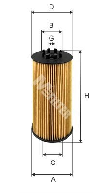 Filtru ulei TE 4067 MFILTER
