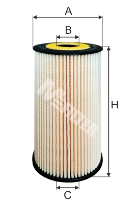 Filtru ulei TE 605 MFILTER
