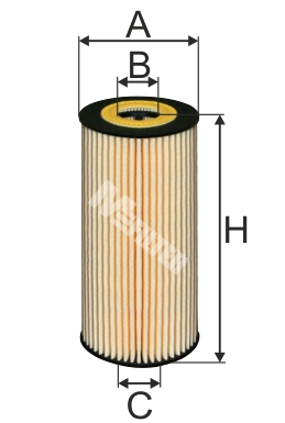 Filtru ulei TE 630 MFILTER