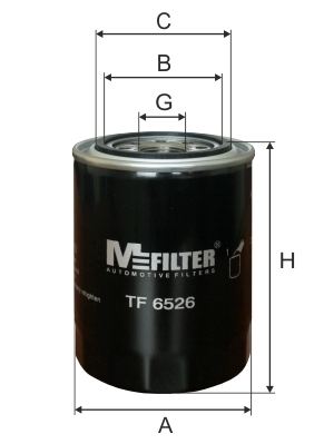 Filtru ulei TF 6526 MFILTER