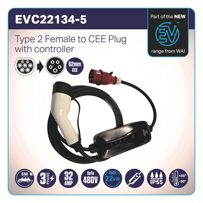 Cablu de incarcare, vehicul electric EVC22134-5 WAI