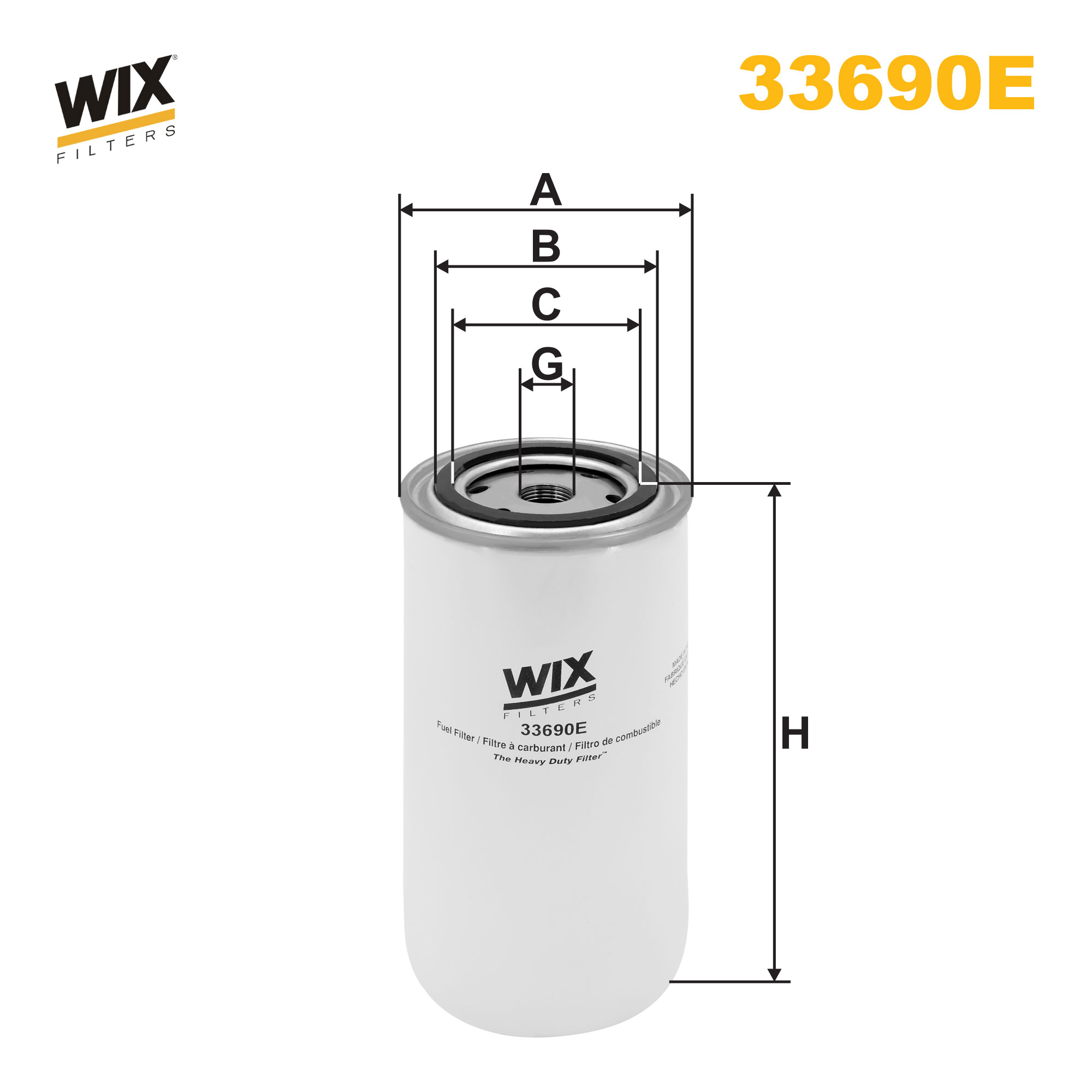 Filtru combustibil WIX33690E PEMEBLA