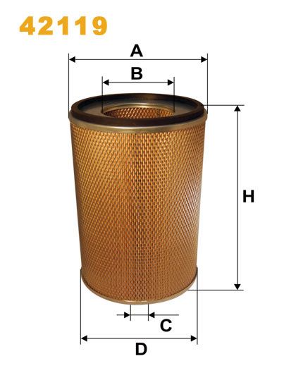 Filtru aer WIX42119 PEMEBLA
