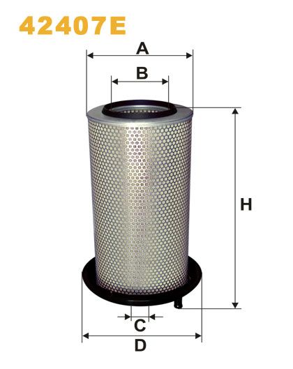 Filtru aer WIX42407E PEMEBLA