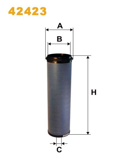 Filtru aer WIX42423 PEMEBLA